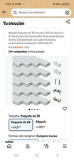 Muzata U-Shape Aluminum LED Strip Light Channel Diffuser Silver/White 20 Pack