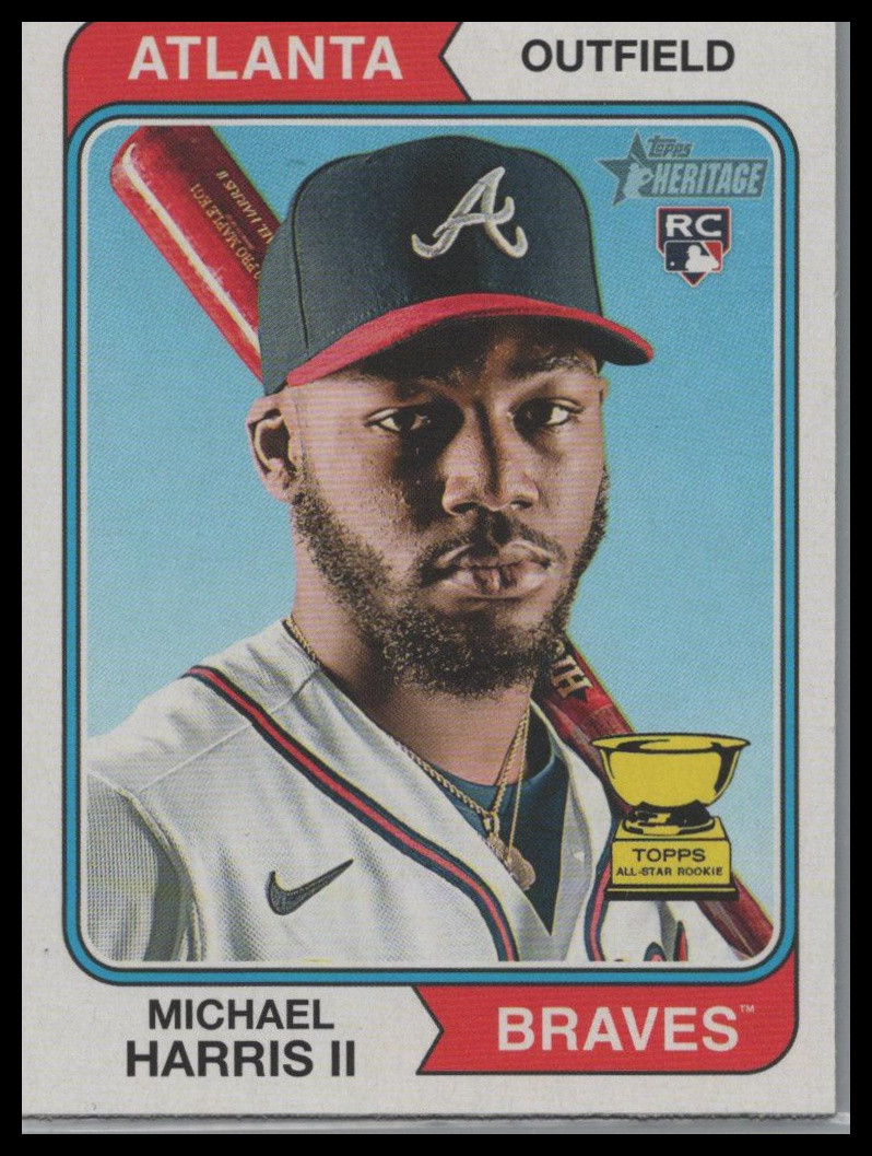 Michael Harris II - 2023 Topps Heritage Atlanta Braves Rookie #30