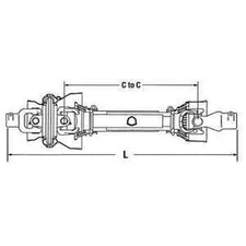 84998 Shaft fits Bush Hog 3126 3209 3210 3214 3368