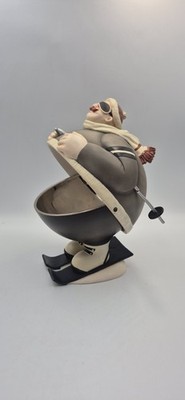 Department 56 - Roly Poly Skifahrer Ornament Eiskübel Skulptur