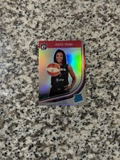 2019 Panini Donruss WNBA Jackie Young Optic Holo Prizm Rated Rookie Card #90. rookie card picture