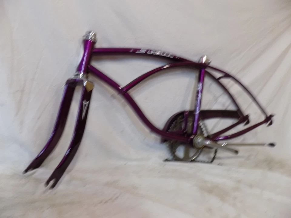 SCHWINN STINGRAY MUSCLE BIKE FRAME CHAINGUARD +MORE KRATE VIOLET PURPLE GRAPE 04 - Image 3 of 4