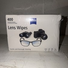 Zeiss Pre-Moistened Alcohol Wipes Glasses Cleaner 400 Count