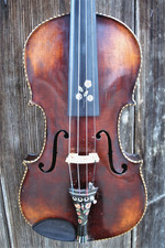 Seltene Geige reich verziert - Rare old violin decorated