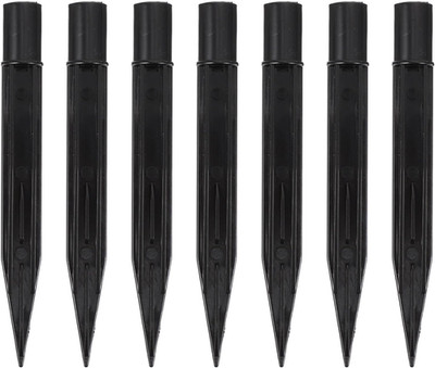 Uonlytech Solar Light Stakes Replacement Plastic Ground Spikes for Garden Lamp A