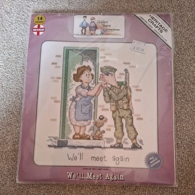 We'll Meet Again gezähltes Kreuzstich-Set von Heritage Crafts Peter Underhill
