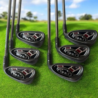 Ping G15 G 15 Steel Stiff 6 Golf Clubs Set 4-9 Irons White Dot