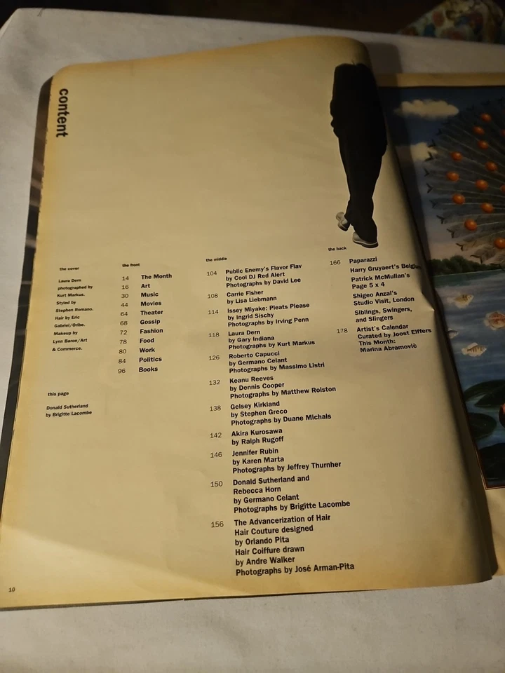 1990 September, INTERVIEW Magazine, Laura Dern (MH54) Foto 2 de 3