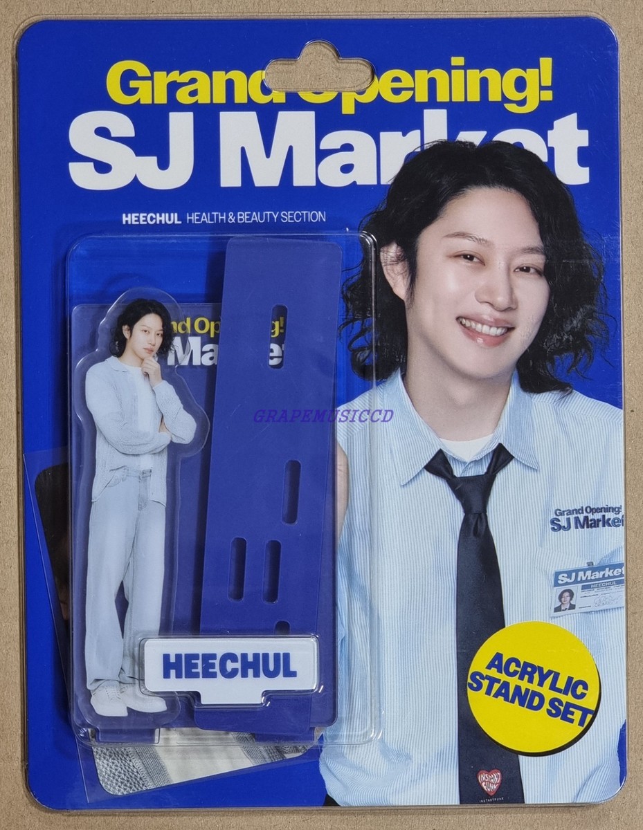 SUPER JUNIOR GRAND OPENING! SJ MARKET OFFICIAL MD GOODS ACRYLIC