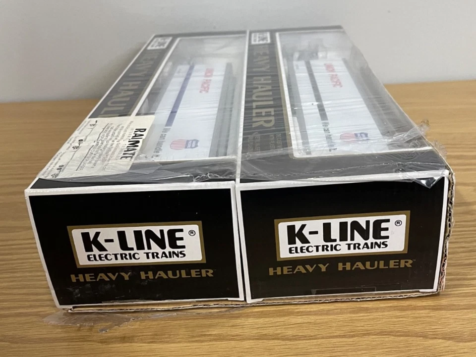 K-line K774-2031 Union Pacific Intermodal Trailer Railmate Bogies O Gauge Train - Image 3 of 4