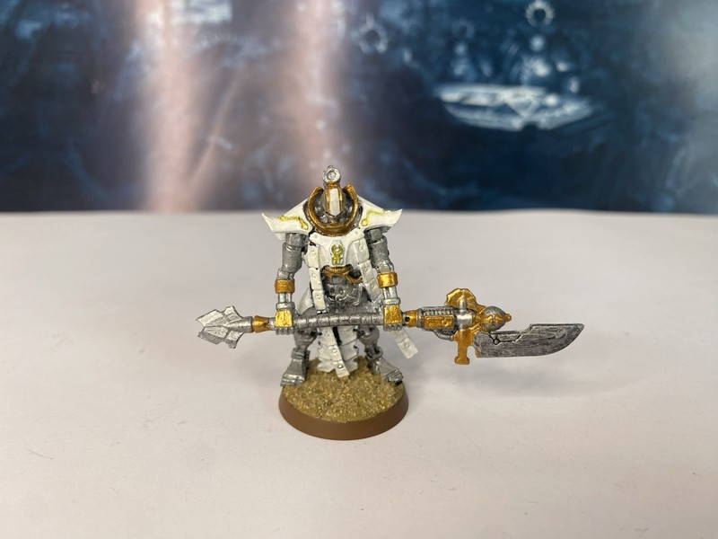 Warhammer 40k Necrons Varguard obyron Painted Finecast Rare OOP Games Workshop