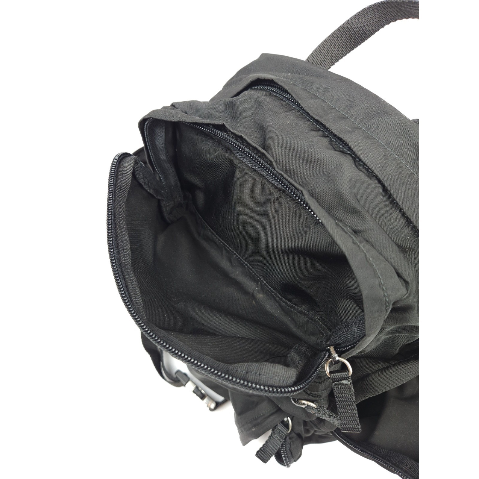 Prada triangle logo nylon multipocket backpack - image 10