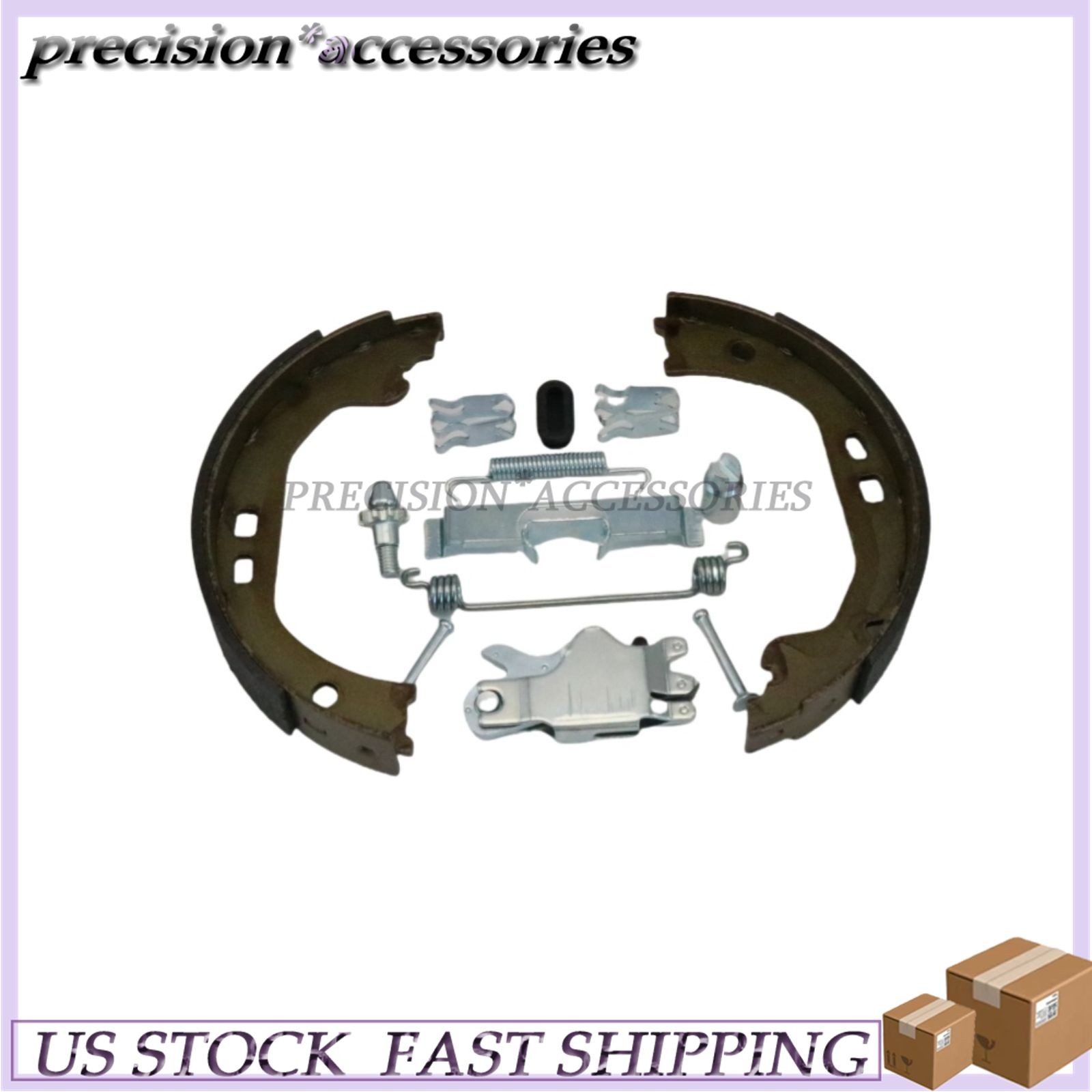 1 Set Parking Brake Shoes & Accessory Fastener Fits Maserati Ghibli Quattroporte
