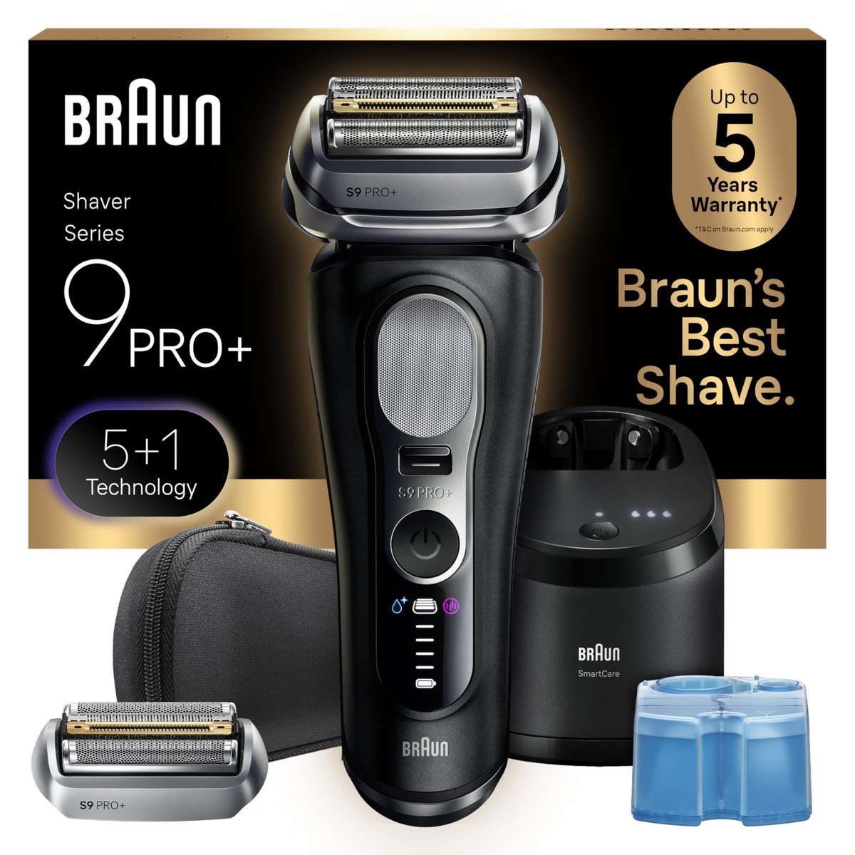 【洗浄済】Braun Series9 Pro Braun Series 9 PRO+ Electric Shaver Wet Dry Auto Cleaning Dock