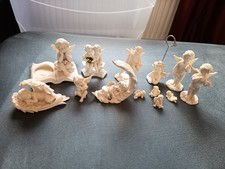 Engel Figuren Sammlung Konvolut Engelfiguren weiss