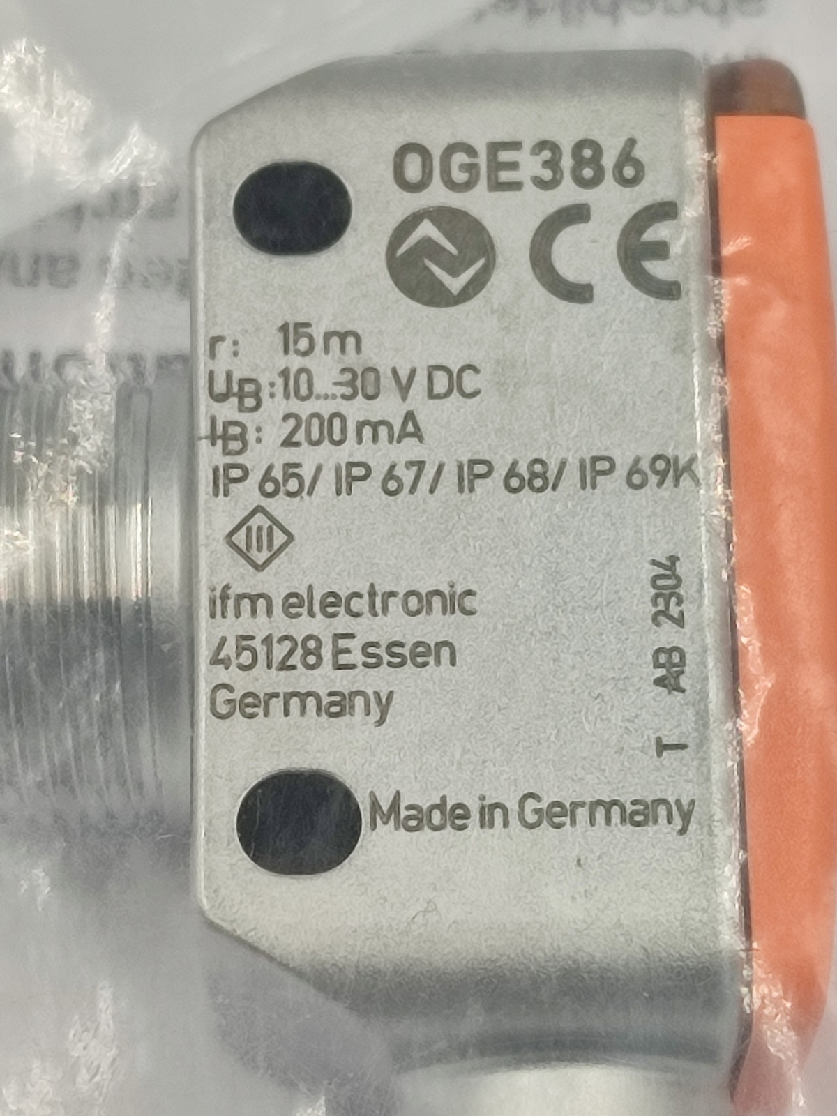 IFM Electronic OGEIHPKG/IO-LINK/US/V4A/CUBE Photoelectric