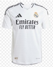 Men’s Adidas FEDERICO VALVERDE REAL MADRID 25/26 AUTHENTIC HOME JERSEY White M