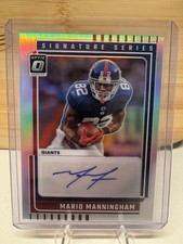 2025 Panini Donruss Optic - Signature Series Holo Mario Manningham #SSH-MM (AU)
