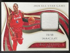 Bam Adebayo 2019-20 Panini Immaculate Collection All-Star Game Jersey /99 SE-BAM