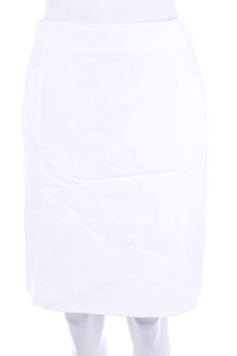 H&M Rock Bleistiftrock Pencil L weiß