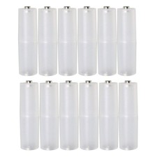 RuiLing 12pcs AAA To AA Size Battery Converter Adapter Holder Convenient PP...
