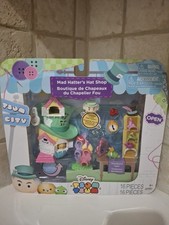 Disney Tsum Tsum Alice In Wonderland Mad Hatter's Hat Shop 16 Pc Mini Figures