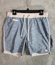 Vuori Banks Shorts Mens M Charcoal Heather Gray Athletic Gym Training Swim Short