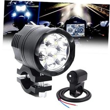 Motorcycle Fog Lights with Switch Tube Bar Mounted, 12-60V Motorcycle 6 Beads