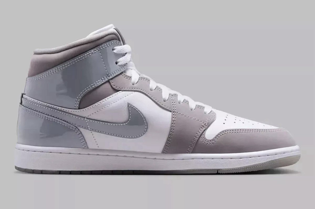 Nike Air Jordan 1 Mid SE White Medium Grey Cool Grey HF3216-100