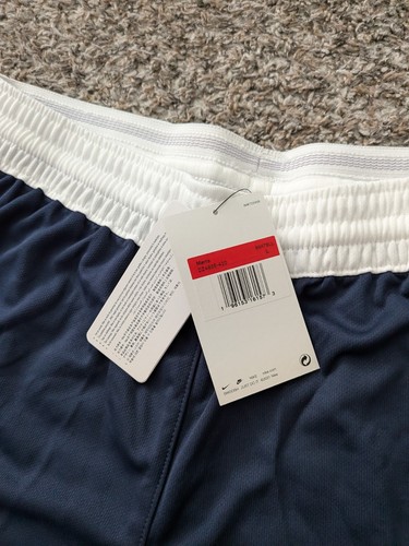 Nike Stock Block Basketball Shorts Mens Large 7" Ins Navy Blue White NWT Sample - Picture 3 of 12