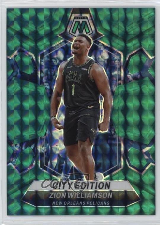 2023-24 Panini Mosaic City Edition Teal Prizm 16/75 Zion Williamson #271 0nr3