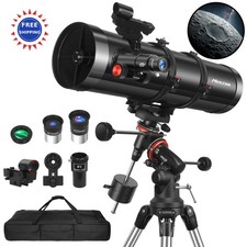 Telescope 150EQ Newtonian Reflector for Astronomy Beginners with Carry Bag Mount
