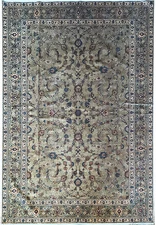 5 x 7 Sage Gray Turkish rug #F-6087