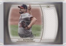 2021 Topps Definitive Collection Jumbo Relic /50 Max Scherzer #DJR-MSC n1u