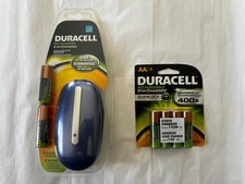 Duracell Rechargeable StayCharged Blue Battery Charger w/4AA AA 4-Pack NEW