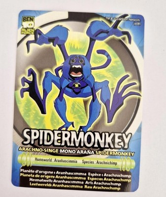 2008 Ben 10 Alien Force Alien Combination Cards Spidermonkey 2qs