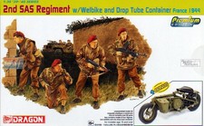 DML6586 1:35 Dragon 2nd SAS Regiment w/Welbike and Drop Tube Container, France