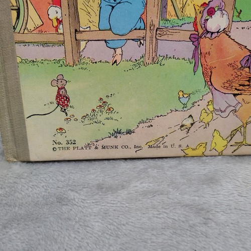 THE LITTLE RED HEN AND THE GRAIN OF WHEAT Platt & Monk 1927 Vintage Book - Picture 2 of 9