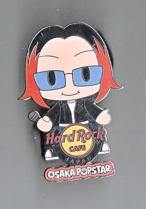 Hard Rock Cafe Pin: Japan Osaka Popstar Singer le100