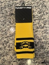 Nasty Pig Yellow Socks One Size Hook’s Up Sport 