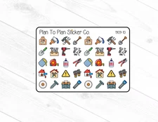 1909-10~~DIY Icons Planner Stickers.