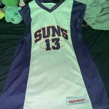 Phoenix Suns Steve Nash #13 Jersey Sponsored By The Roomstore Size Large