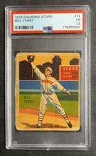 1935 Diamond Stars - #14 Bill Terry - HOF - PSA 1.5 FR