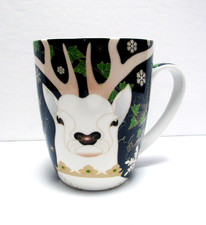 Maxwell & Williams Mug Cashmere White Hart Claire Chilcott Design Snowflake