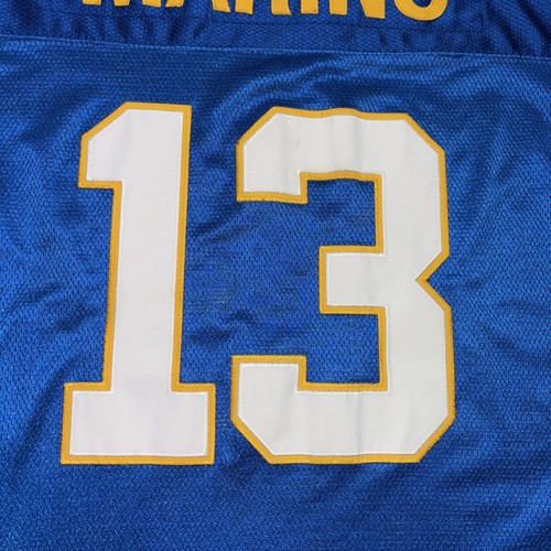 DAN MARINO SIGNIERT PITTSBURGH PANTHERS #13 BLAU ADIDAS TRIKOT 3XL 56 kleinere Flecken - Bild 17 von 24