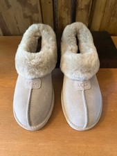 UGG WOMEN TAZZETTE SCUFFETTE ii SLIPPER - 1134810 SZ8 LIGHT GREY