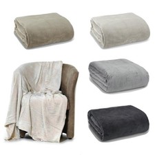 Coperta Plaid Flanella XXL Fleece Morbido Caldo Poliestere Alta Qualità 240 gsm
