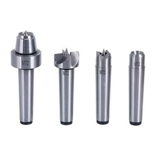 4pcs woodworking lathe live center set featuring a 60-degree center point design