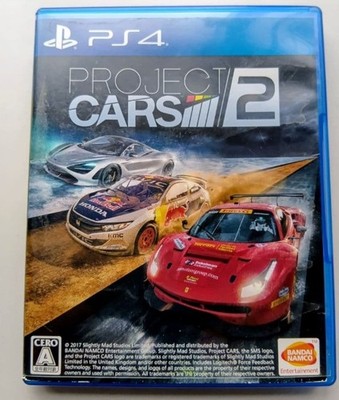 Project CARS 2 Sony PlayStation4 Operation Confirmed Japanese ver Used w/ Case