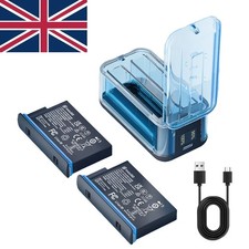 Fast Charger Battery Charging Case Box for Insta360 X5 Camera Portable 2-Ways UK